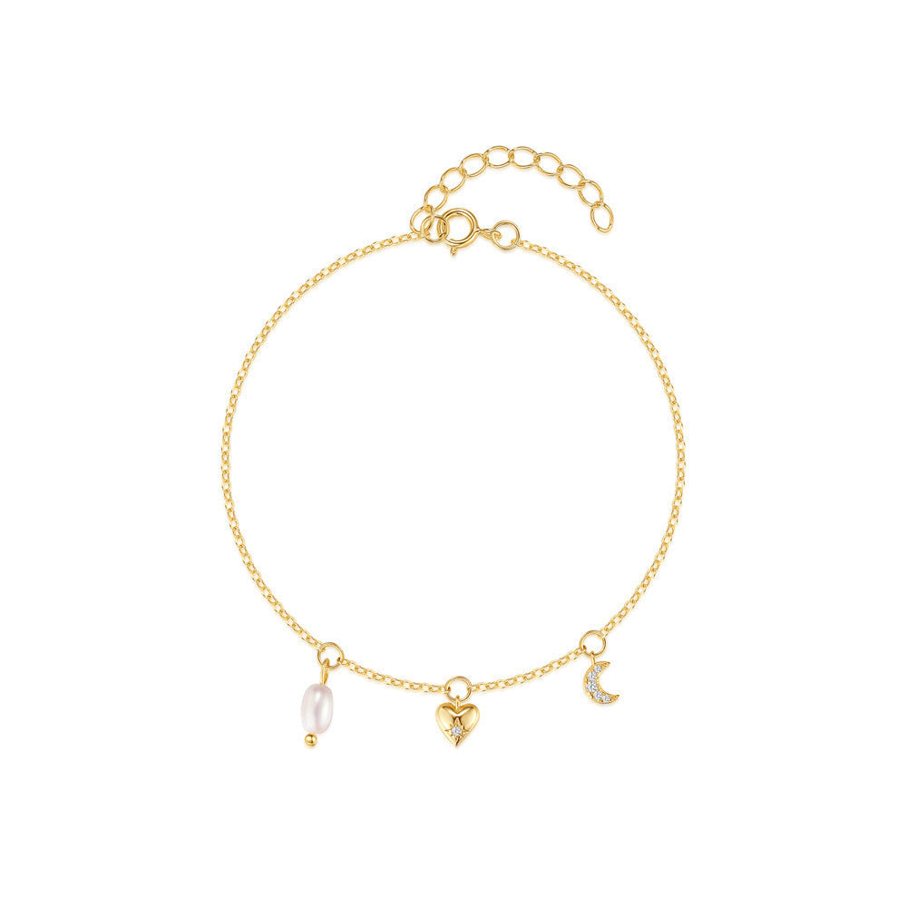 925 Sterling Silber Kabelkette Armbänder Einfacher Stil | Shop Nory
