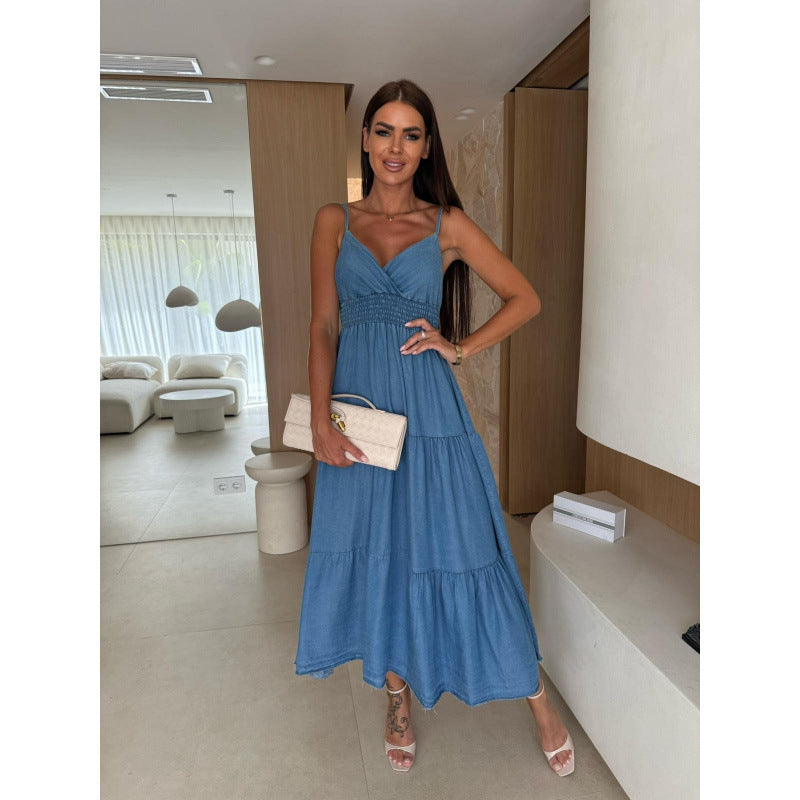 Damen Maxikleid Shopnory