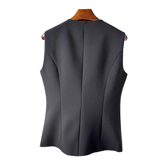 Damen Stilvolle ärmellose Blazer-Weste Shop Nory