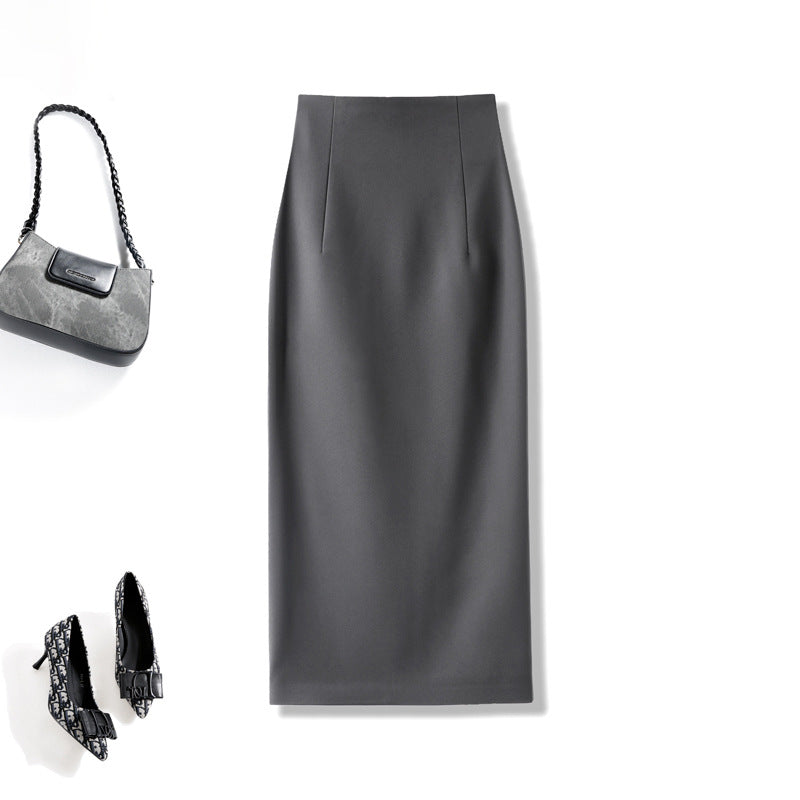 Damen Eleganter Midirock mit Raffungen Shop Nory