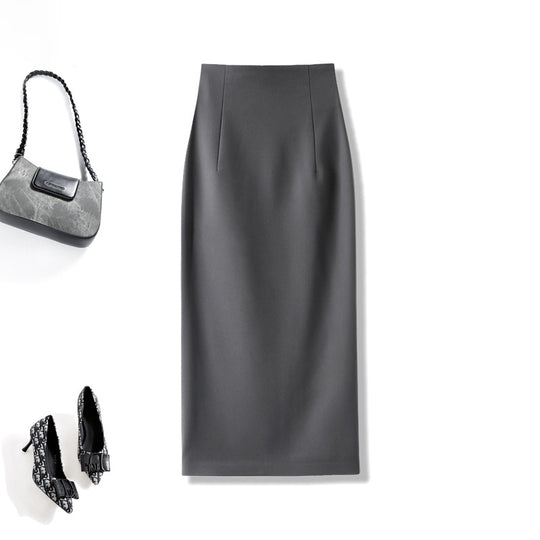 Damen Eleganter Midirock mit Raffungen Shop Nory