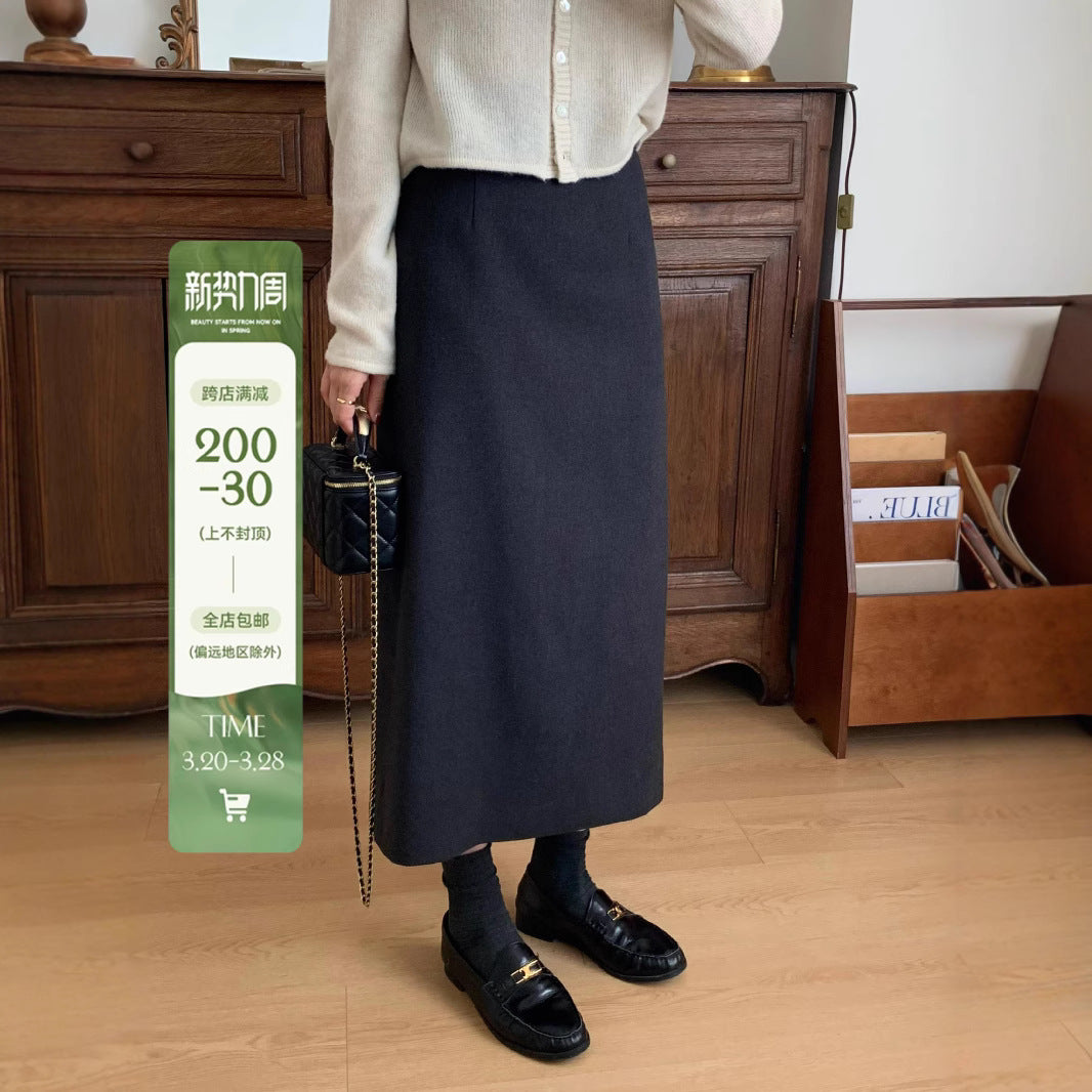 Damen Eleganter Maxi-Rock mit hohem Bund und zeitlosem Schnitt Shop Nory