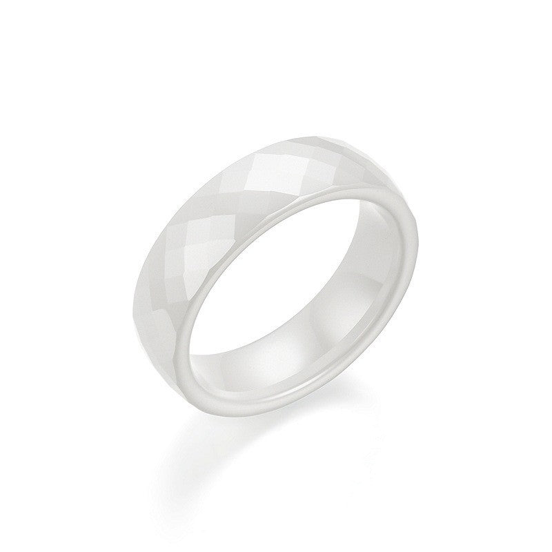 Herren Ring mit glänzendem facettiertem Design Shop Nory