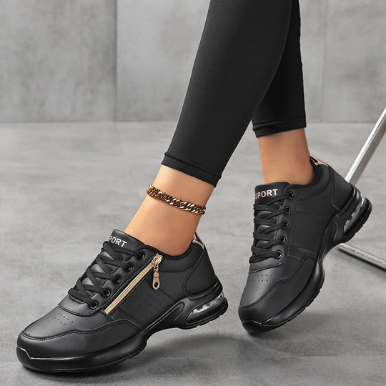 Damen Sportliche Plateausneaker mit Luftkissen und seitlichem Reißverschluss Shop Nory