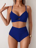 Damen Hochtaillierter Bikini