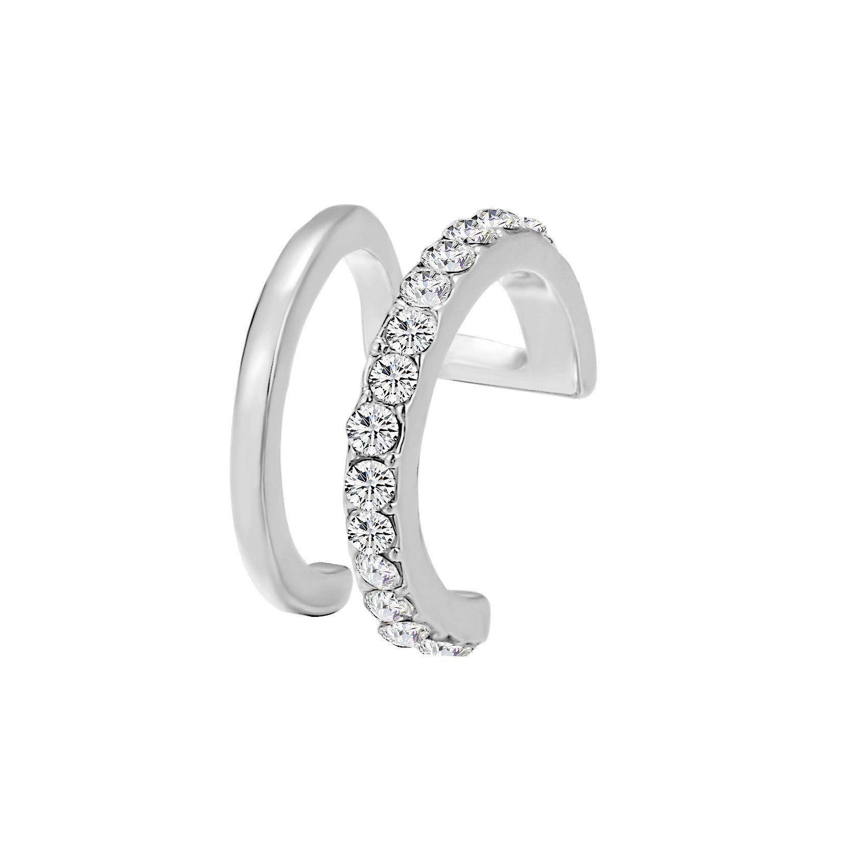 Damen Ohrcuff mit funkelnden Zirkonia-Elementen Shop Nory