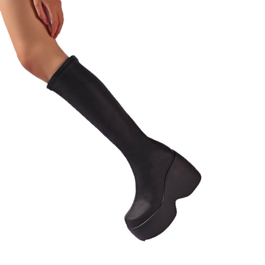 Damen High-Performance Plateau-Stiefel mit ergonomischem Design und rutschfester Sohle
