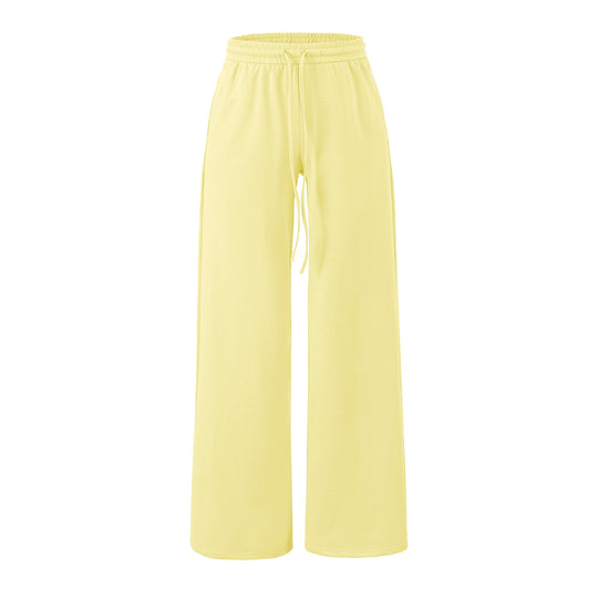 Damen Weite Lounge-Hose mit hohem elastischen Bund und Kordelzug Shop Nory