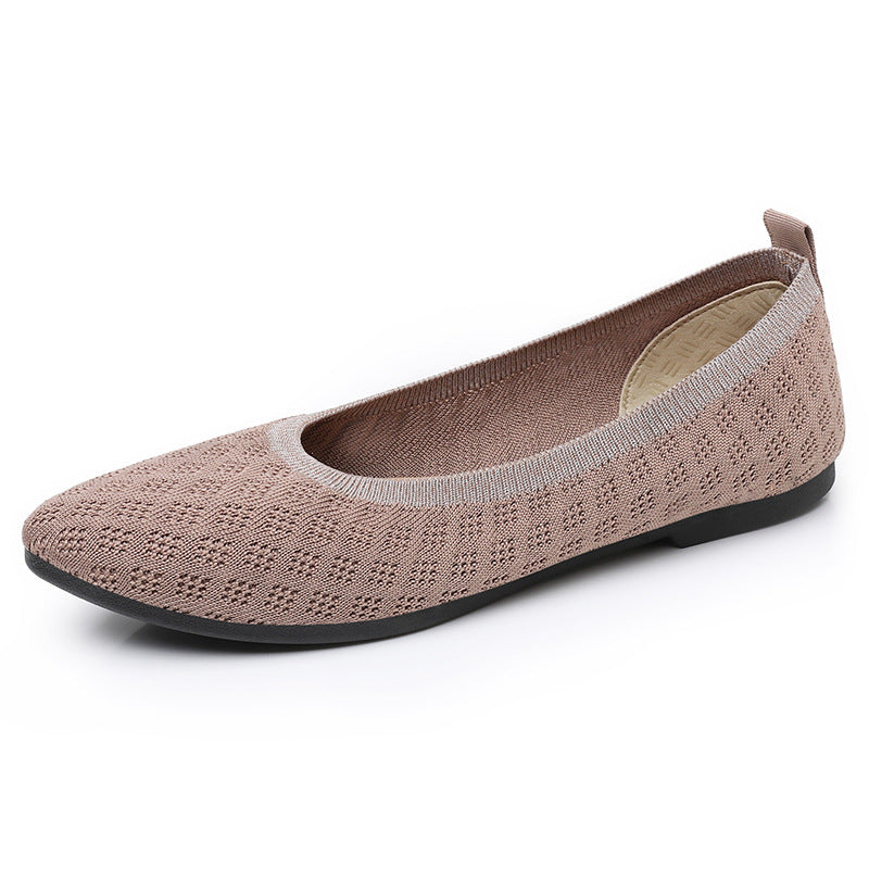 Damen Bequeme Strickschuhe