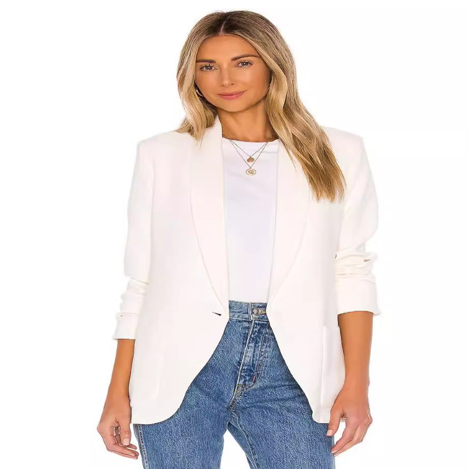 Damen Hochtaillierte vegane Lederhose mit schmaler Passform und leichtem Schlag Shop Nory