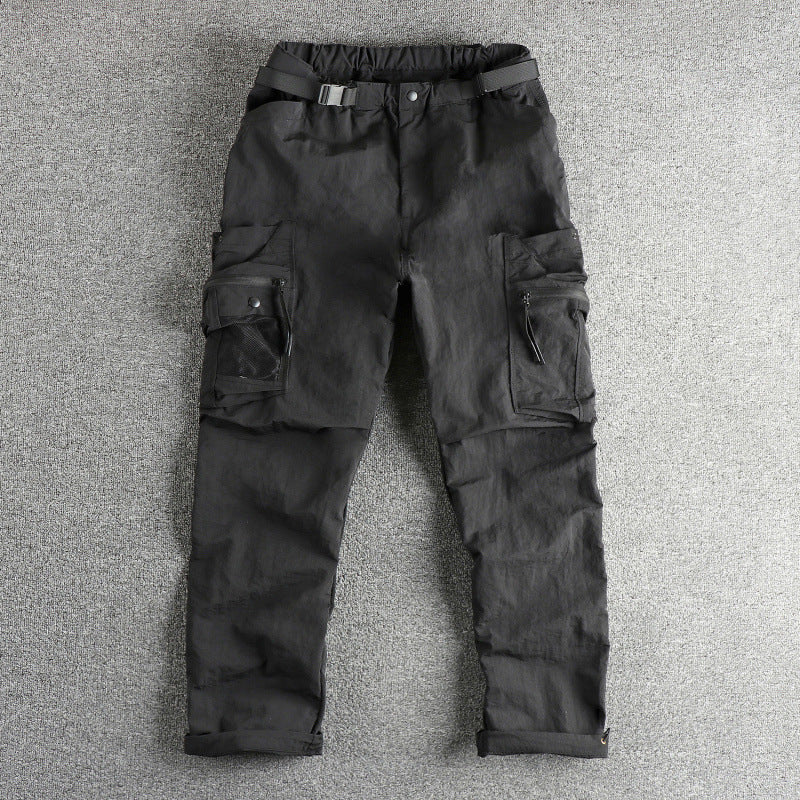 Herren Cargo-Hose mit multifunktionalen Taschen und verstellbarem Bund
