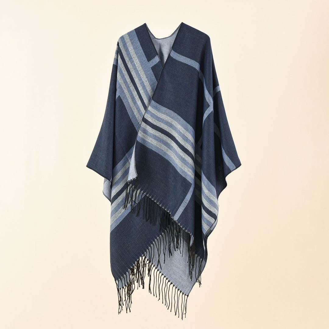 Damen Jacquard Poncho mit Paisley‑Muster Shop Nory