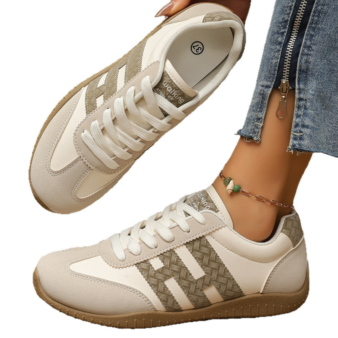 Damen Retro-Sneaker mit Gumsohle und gepolsterter Innensohle Shop Nory