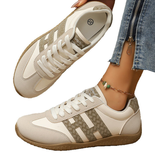 Damen Retro-Sneaker mit Gumsohle und gepolsterter Innensohle Shop Nory