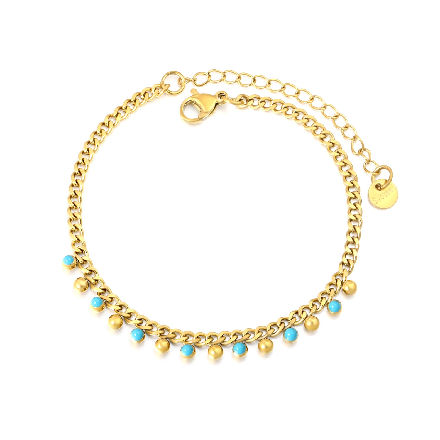 Damen Zart geflochtenes Armband mit verstellbarem Verschluss Shop Nory