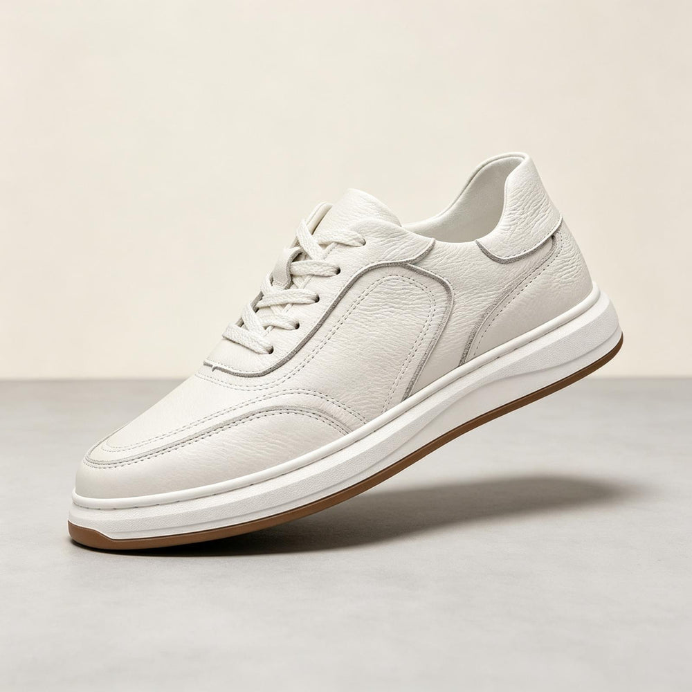 Herren Komfortable Leder Sneakers Shop Nory