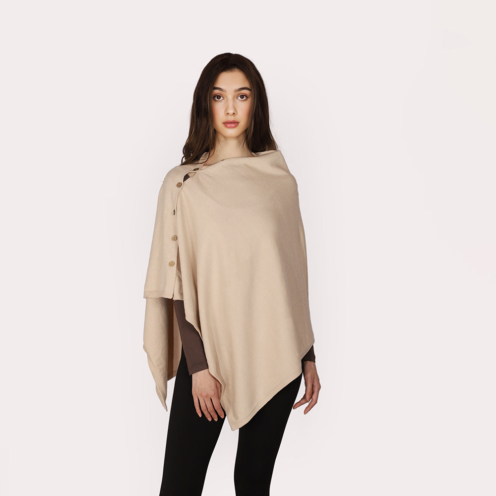 Damen Oversize-Orientalischer Jacquard-Überwurf mit Paisley‑Medaillon und Zierstich Shop Nory