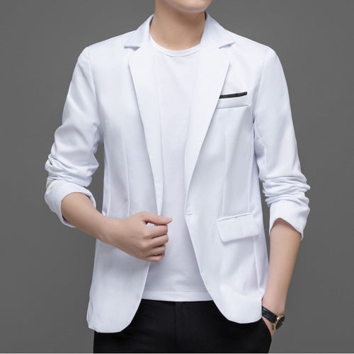 Herren modernen Blazer mit eleganter Passform und praktischen Taschen