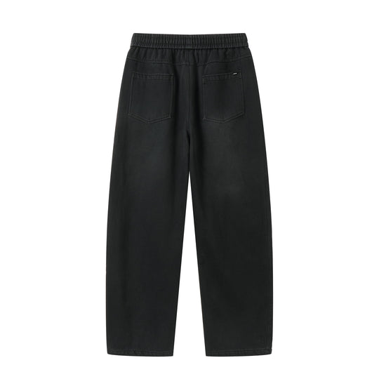 Damen Relaxte Jogginghose mit hohem elastischen Bund und seitlichen Ziernähten Shop Nory