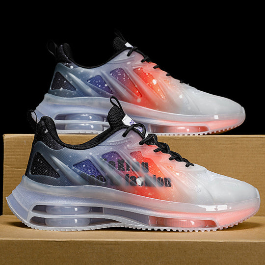 Herren Performance-Laufsneaker mit halbtransparentem Mesh-Obermaterial und sichtbarer Luftkammer Shopy Nory