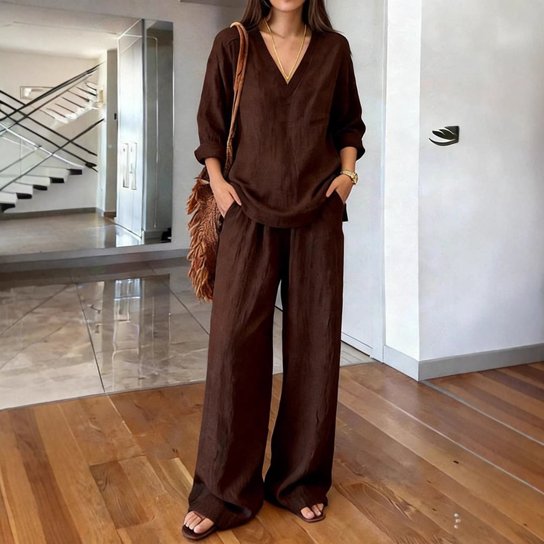 Bequeme Damenhose mit entspannter Passform und praktischen Taschen