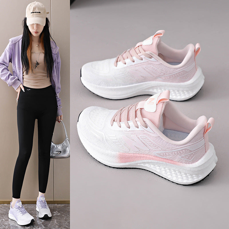 Damen Sportliche Laufschuhe mit atmungsaktivem Mesh-Obermaterial und dämpfendem Sohlenprofil