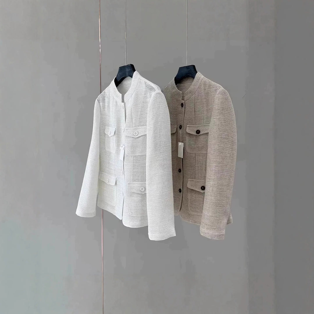 Damen Modische Jacke mit praktischen Taschen Shop Nory