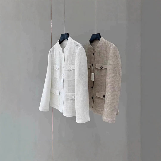 Damen Modische Jacke mit praktischen Taschen Shop Nory