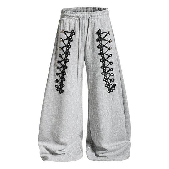 Damen weite Jogginghose mit elastischem Bund und Zier‑Schnürung Shop Nory