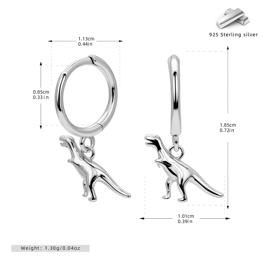Damen Ohrhänger im kreativen Dinosaurier-Design Shop Nory