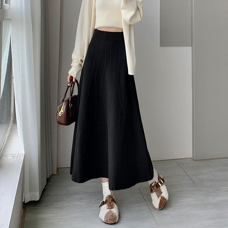 Damen Eleganter und fließender Maxirock Shop Nory 1787632125