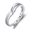 Damen minimalistischer Ring mit elegantem Wellen-Design Shop Nory