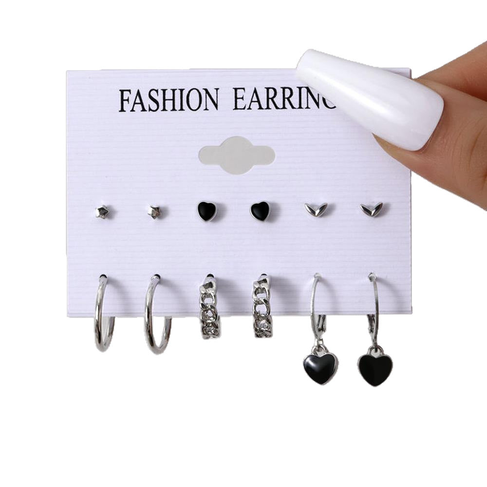 Damen Schmuckset mit funkelnden Sternanhängern Shop Nory