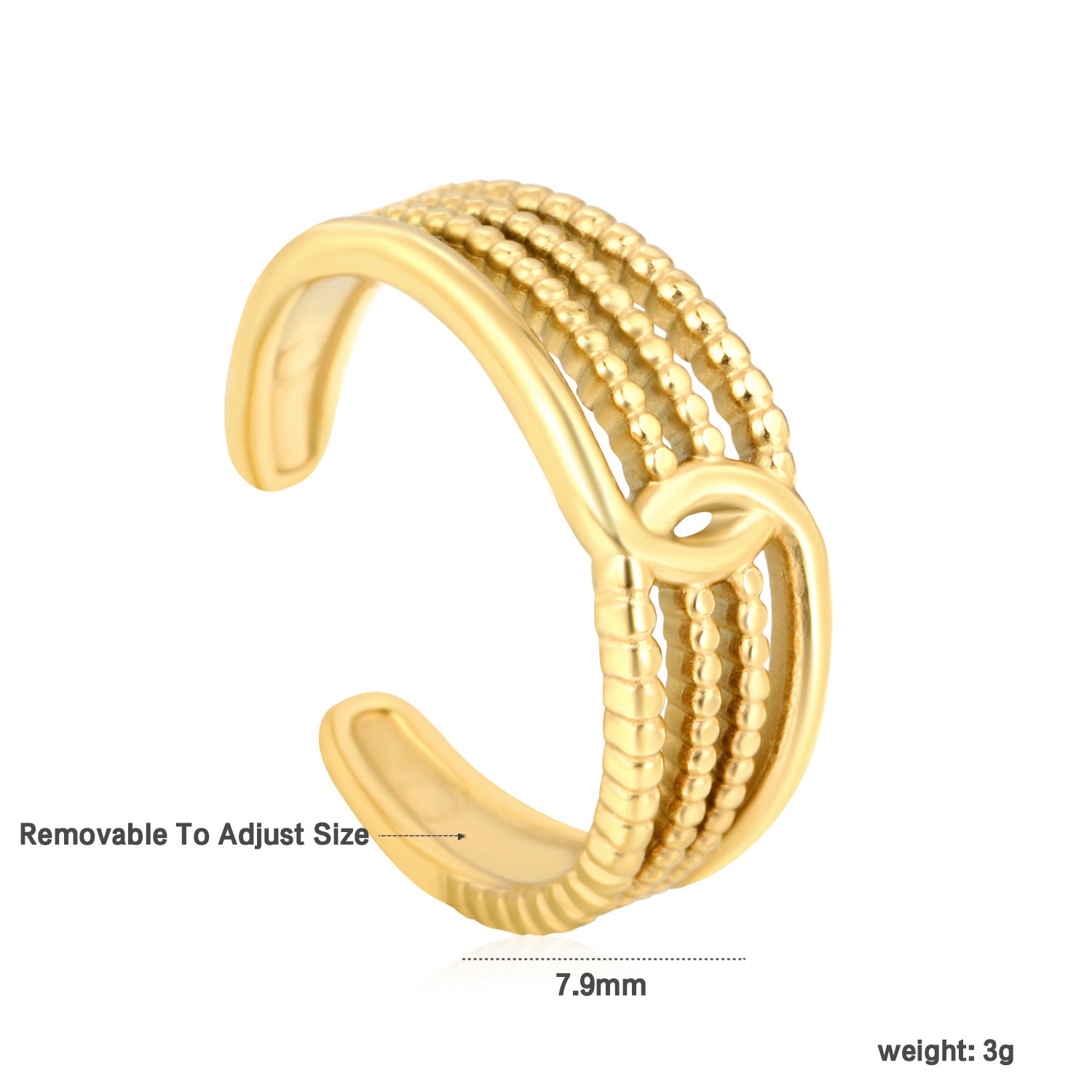 Damen einstellbarer Ring mit kunstvollem Blumenmuster Shop Nory