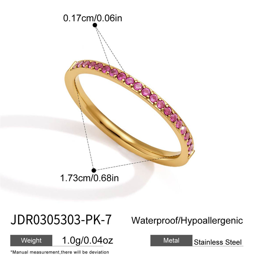 Damen eleganter Schmuckring mit strahlenden Zirkonia Shop Nory