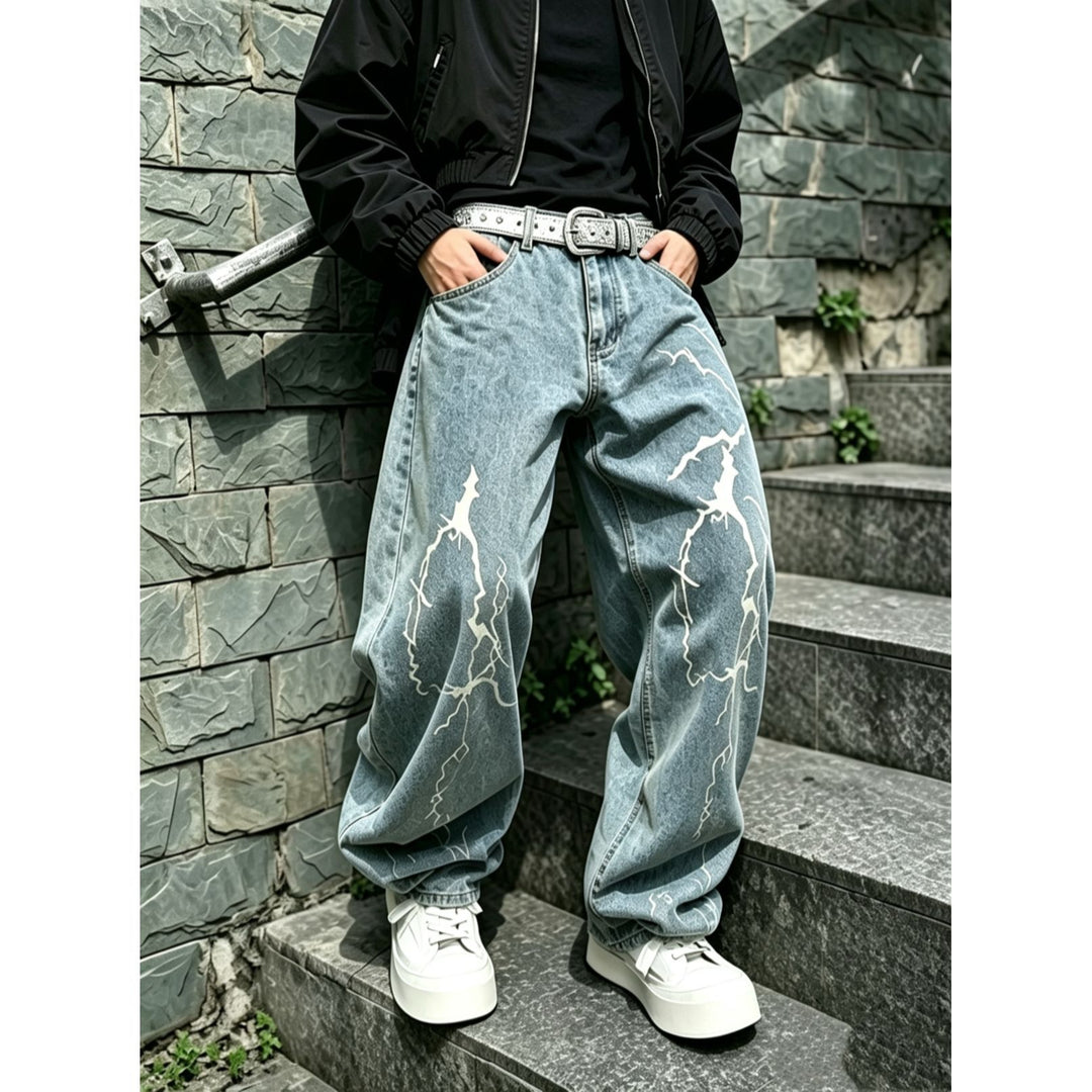 Damen Stylish Baggy Jeans Shop Nory