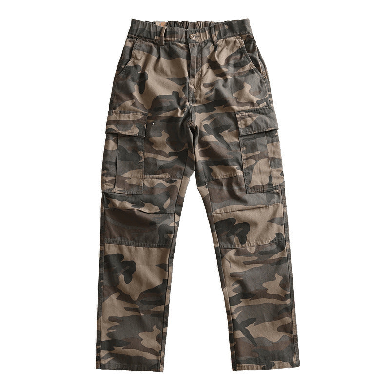 Herren Cargohose im Military-Look mit Mehrfachtaschen und geradem Schnitt Shop Nory