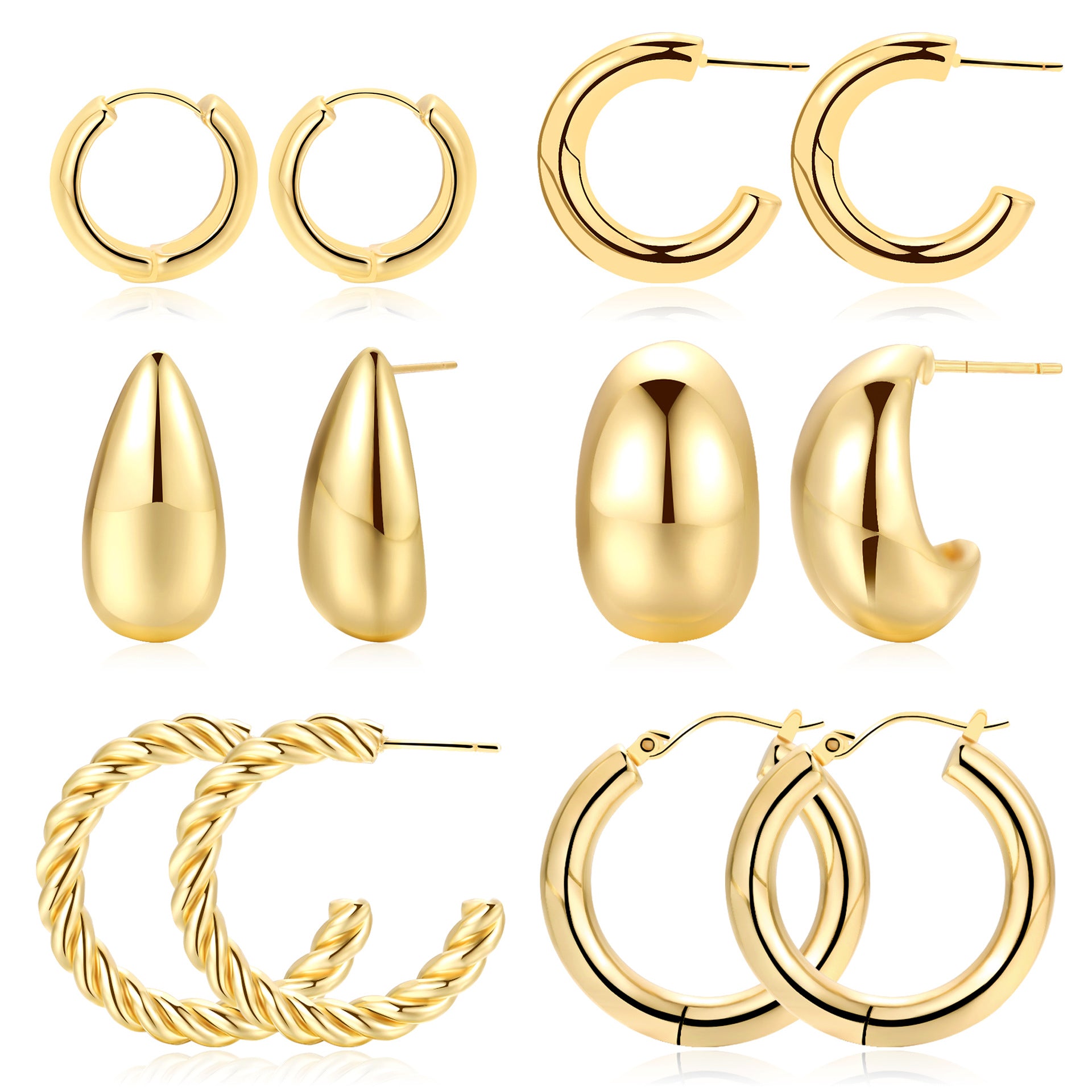 Damen Ohrschmuck Set mit vielfältigen und modernen Designs Shop Nory