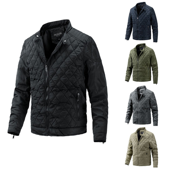 Herren gesteppte leichte Übergangsjacke mit Stehkragen Shop Nory