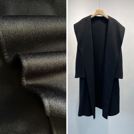 Damen Luxe Langhaarmantel aus Wolle-Mischung Shop Nory