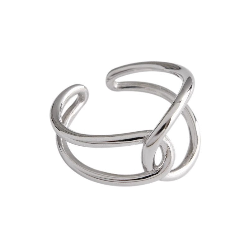 Damen Offener Ring mit kreativem Knoten-Design Shop Nory