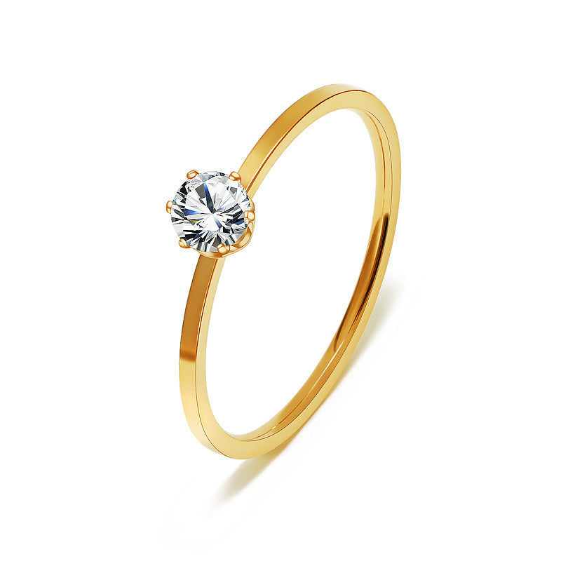 Damen Minimalistische Verlobungsring Shop Nory