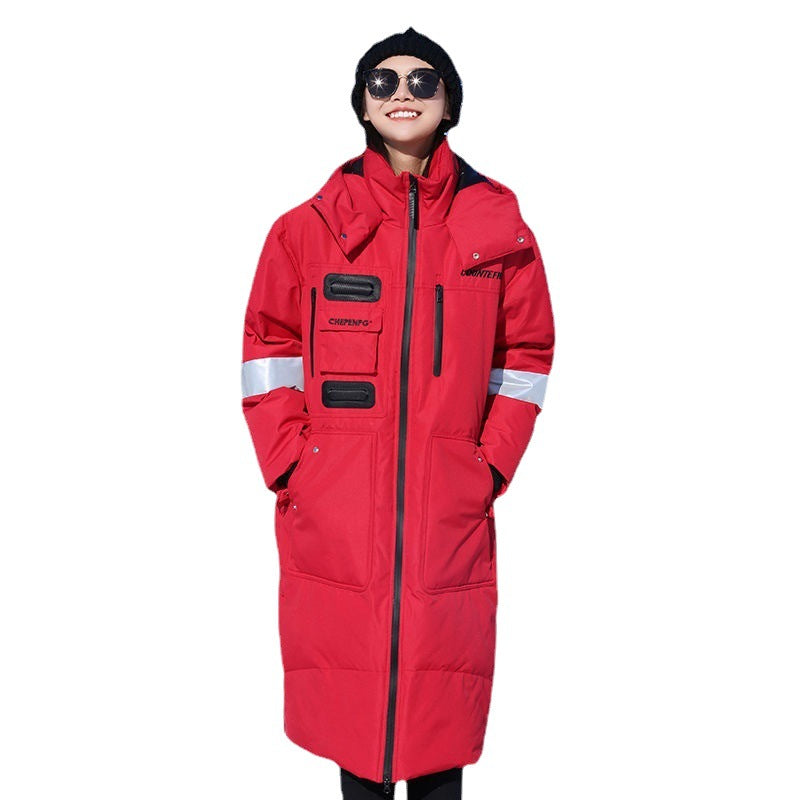Herren Wärmender wasserdichter Winterparka mit Kapuze und reflektierenden Details Shop Nory