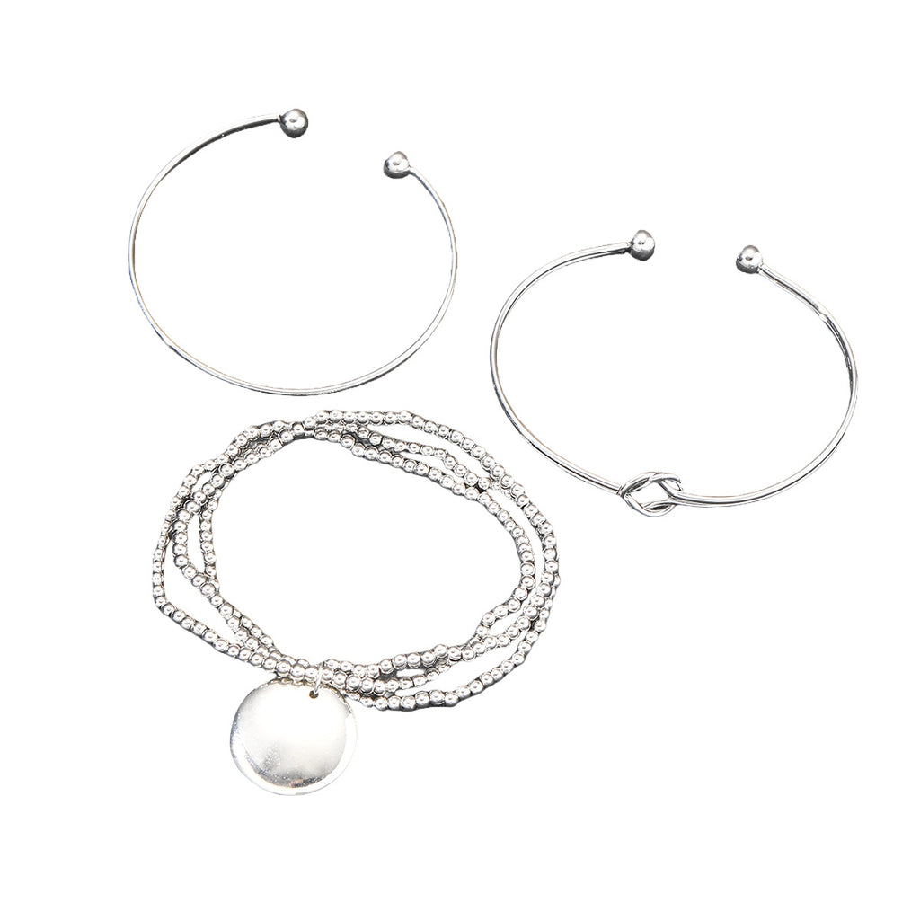Damen Armband-Set mit kreativem Ketten-Design und stilvollen Anhängern Shop Nory