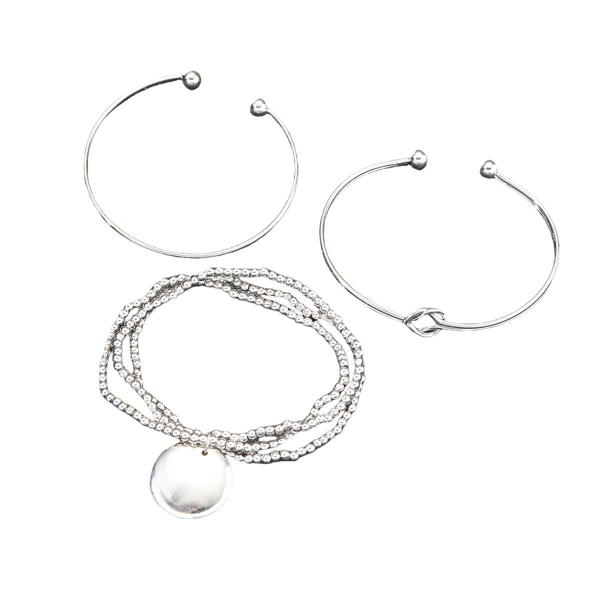 Damen Armband-Set mit kreativem Ketten-Design und stilvollen Anhängern Shop Nory