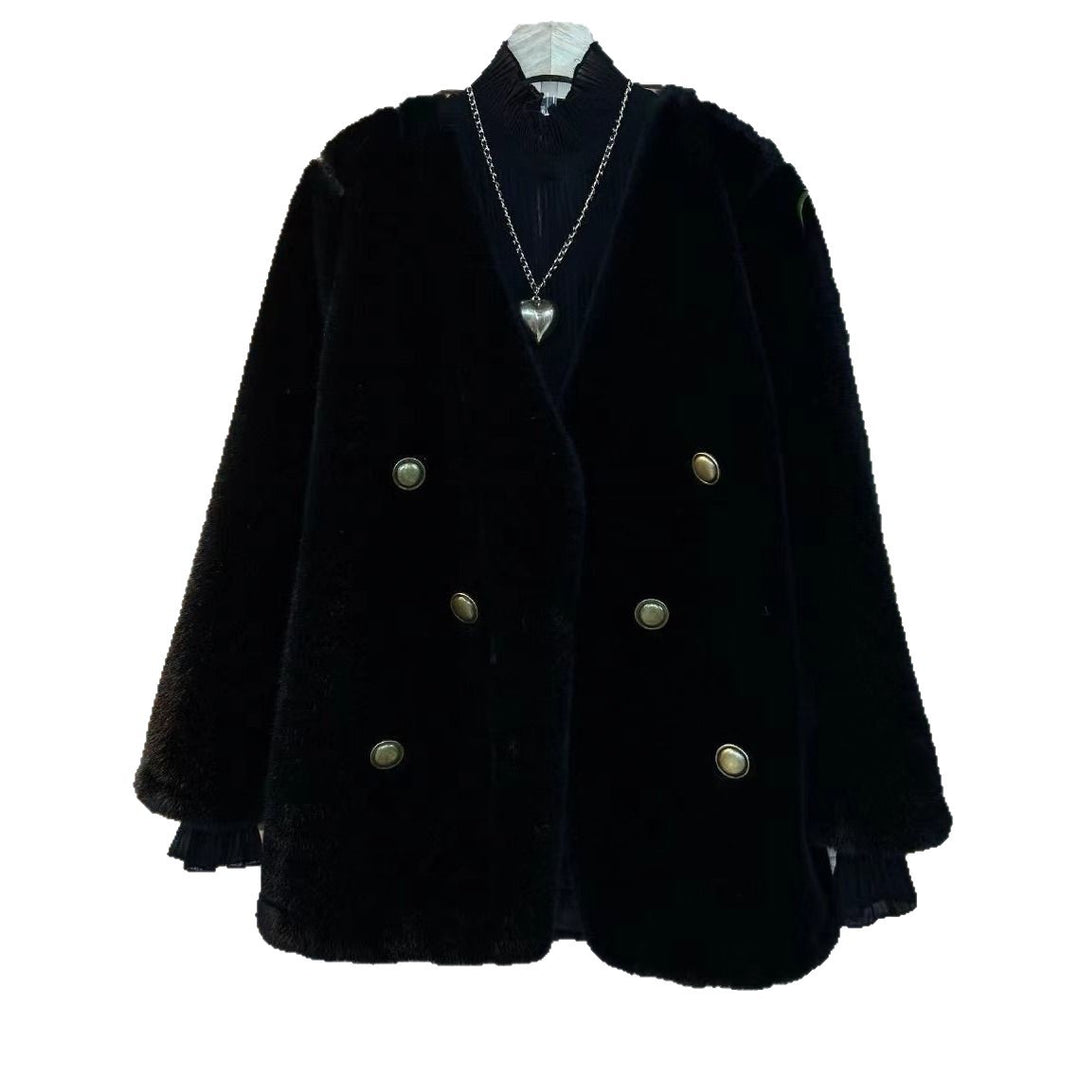 Damen Elegante Felljacke Shop Nory