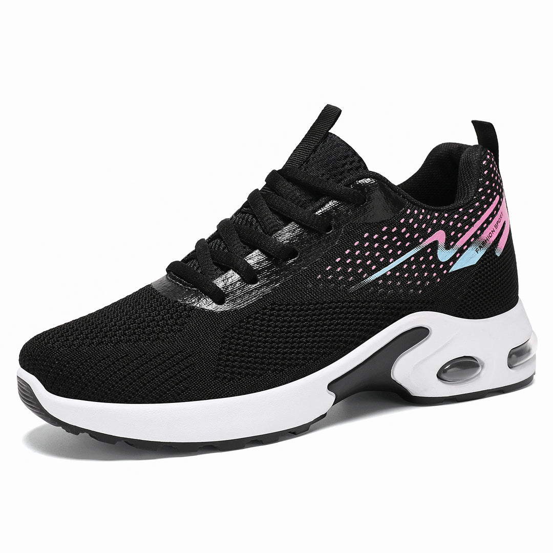 Damen nan sportlicher Mesh-Laufsneaker mit sichtbarer Air-Dämpfung, atmungsaktivem Strickoberteil und ergonomischer Komfortsohle Shop Nory