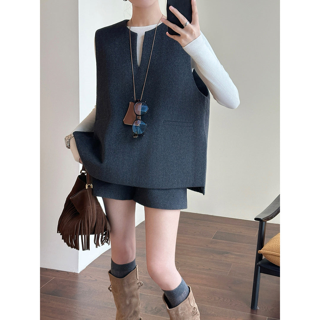 Damen Elegante Weste aus feinem Stoff Shop Nory
