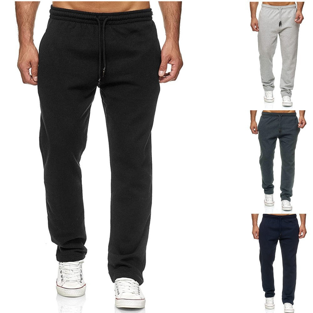 Herren nan gerade geschnittene Jogginghose mit innen angerautem Fleece, hohem Komfortbund und Kordelzug Shop Nory