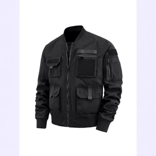 Herren taktische Bomberjacke mit Multi-Taschen und robustem Reißverschluss Shop Nory